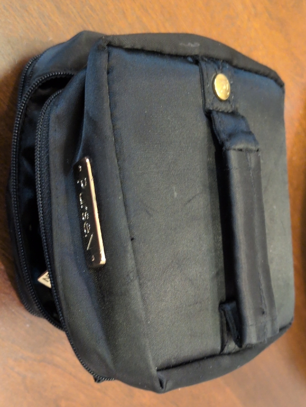 PurseN Black Compact Women's Travel Jewelry Case